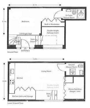 Central and Modern Split Level 2BR Covent Garden Apt